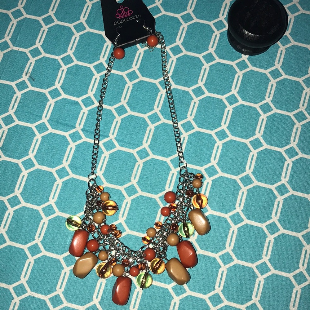 Earring and necklace